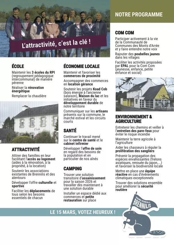 profession de foi, programme